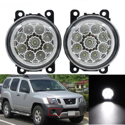 Lâmpadas de neblina de LED para carro H11 luzes brancas dianteiras para Nissan Xterra 2005-2015 - Imagem 1 de 4