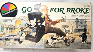 Go For Broke Spend-A-Million Board Game 1985 Selchow Righter No. 58 - Picture 1 of 5