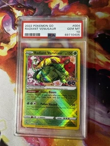 Radiant Venusaur 004/078 Pokémon GO Holo - Picture 1 of 2