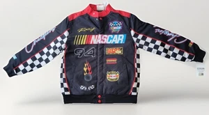 Nascar Racing Jungen Bomberjacke Gr. Small 6/7 schwarz - Bild 1 von 5