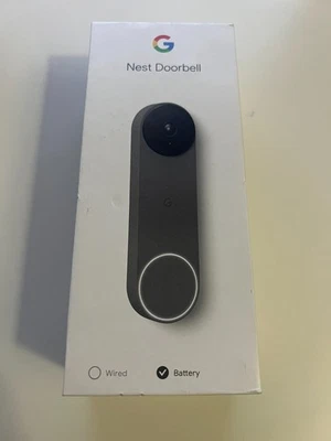 Timbre video Google Nest GA02076-EE. UU. - ceniza, NUEVO Foto 1 de 2