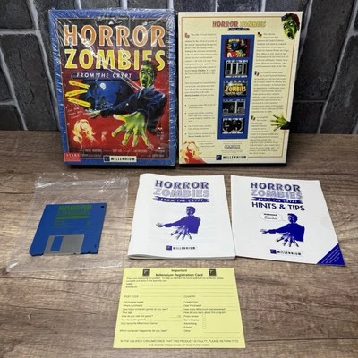 HORROR ZOMBIES FROM THE CRYPT Atari ST Very RARE Vintage Game Complete CIB 1991 - Image 1 of 4