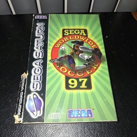Sega Worldwide Soccer 97 Sega Saturn PAL UK Video Game, Complete in Box