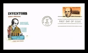 US COVER EDWIN ARMSTRONG INVENTORS FDC HOUSE OF FARNAM CACHET - Picture 1 of 2
