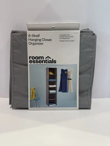 Room Essentials, 6-Shelf Hanging Closet Organizer. New. - Picture 1 of 1