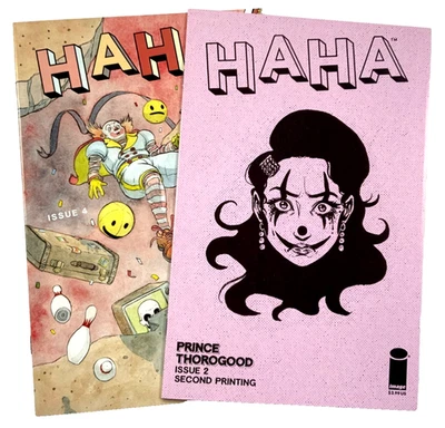 Image HAHA (2021) #2 2nd Print +#4 Set Greg Prince Clown Horror (NM) Ships FREE! - Image 1 of 4
