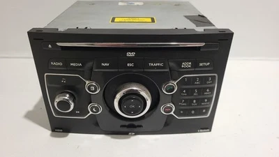 PEUGEOT 5008 3008 HARMAN BECKER GPS SAT NAV RADIO NG4 DVD BLUETOOTH HEAD UNIT - Imagen 1 de 4