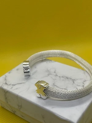 Silver 925 Bangle TOUS Mesh Bear motifs Size 19 cm - Image 1 of 4