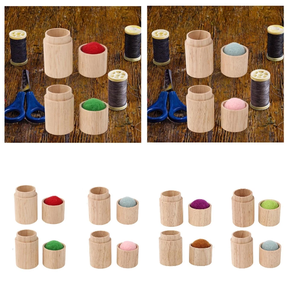 Sewing Accessory Sewing Pin Organizer Round Needle Cushion Needle Insert Kit for - Image 1 of 1