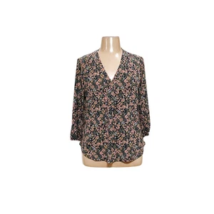 Vince Camuto Blue Floral XL Blouse - Picture 1 of 4
