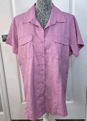 Camisa de pesca al aire libre Magellan para mujer Top Blusa azul manga corta talla XL NUEVA CON ETIQUETAS Foto 1 de 4