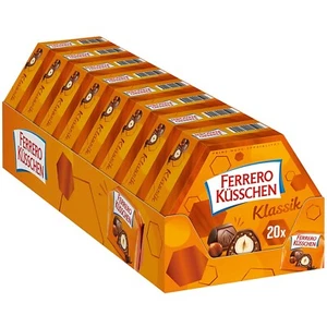 8 Scatole Ferrero Küsschen Cioccolatini Nocciole con Latte e Cioccolato Fondente Nuove - Foto 1 di 4