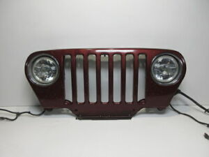 Jeep Wrangler TJ 1997-2006 OEM Front Grille Grill Maroon FREE SHIPPING NM