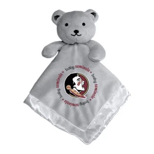 NCAA Florida State Seminoles Baby Toddler Security Bear with Attached Blanket - Picture 1 of 1