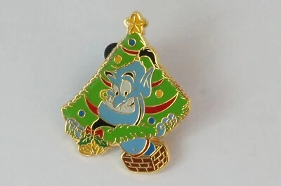 Prendedor Premio Juego Tokyo Disney Resort Transformar Genio Árbol de Navidad Aladdin Foto 1 de 2