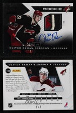 2010 Luxury Suite Rookies Group 2 Black 1/1 Oliver Ekman-Larsson Rookie Auto RC