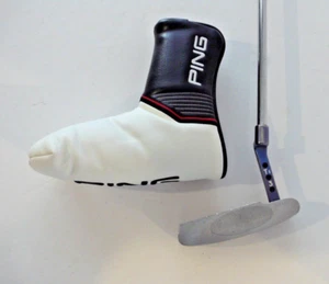 Ping Anser Ti 3 Blue Long Neck Putter 36" Herren RH New Logo Grip & Head Cover - Bild 1 von 7