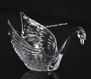 12 FILLABLE SWAN CLEAR  WEDDING FAVORS QUINCEANERA PARTY FAVORS RECUERDOS