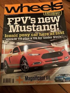 Wheels Magazine Australia August 2013 Mustang Cars Men’s - Bild 1 von 2