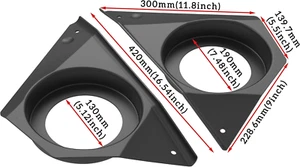 Front Door 6.5" Speaker Pods for RZR XP 1000 S 900 ACE 570 900 2014-2023, Wat... - Picture 1 of 12