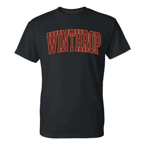 Winthrop Eagles Mega Arch - NCAA University Short Sleeve T-Shirt Cover