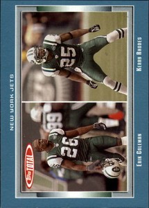 2006 Topps Total Blue New York Jets Football Card #226 Kerry Rhodes/Erik Coleman