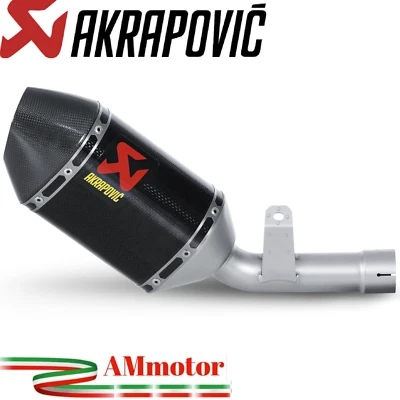 Akrapovic Suzuki GSX-R 600 2007 Escape Motocicleta Slip-On Carbono Silenciador Carreras Foto 1 de 3
