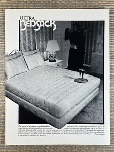 Perfect Fit Ultra BedSacks Bed Clothing PillowSack 1982 Vintage Print Ad - Picture 1 of 1