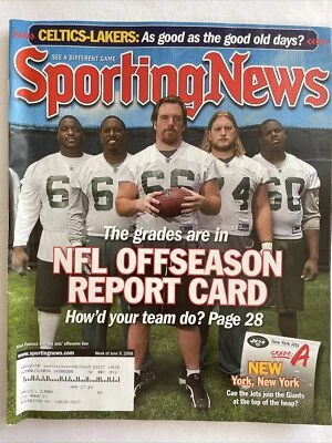 2008 June 9, Sporting News Magazine, Alan Faneca (CP360) Foto 1 de 3