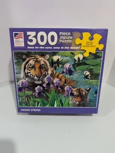 300 Piece Jigsaw Puzzle Hidden Stripes By Wayne Weberbauer Complete - Picture 1 of 1