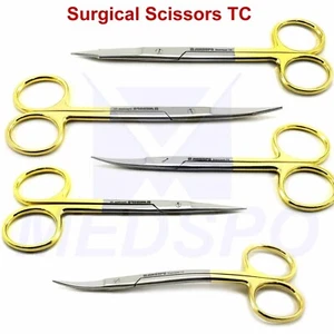 Dental Goldman Fox Schere TC Dissektion Weichteil Zahnfleisch Naht Iris Schere - Bild 1 von 6
