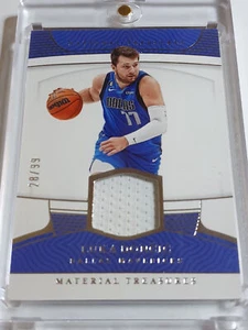 2022 National Treasures Luka Doncic #PATCH /99 Game Worn Jersey - Rare - Picture 1 of 4