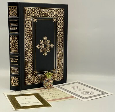 ✍️ПОДПИСАННЫЙ Easton Press ФОРРЕСТ ГАМП Лесной Коллекционный ОГРАНИЧЕННЫЙ Выпуск КОЖАНЫЙ ПЕРЕПЛЕТ - Изображение 1 из 4