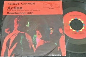 FREDDY CANNON Action & Beachwood City / 60s German Soundtrack SP WARNER A-5645 - Bild 1 von 2