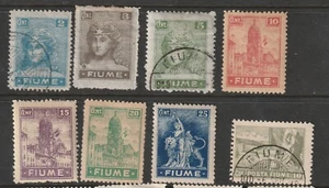 Fiume  Scott# 27-33 & 53 Mint & Used - Imagen 1 de 2