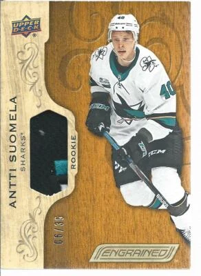 2018-19 Upper Deck UD Engrained ANTTI SUOMELA #87 Rookie Jersey / Patch 06/35 - Image 1 of 2