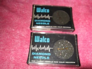 (2) WALCO W-113STD DIAMOND STYLI / NEEDLES f/ ASTATIC 70TS / 74TS CARTRIDGES - Picture 1 of 2