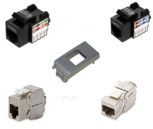 21.st-PRESA DI RETE CAT 5-6 UTP/STP VIMAR PLANA ARGENTO RJ45 FRUTTO PORTAFRUTTO - Foto 1 di 6