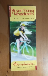 Bicycle Touring in Massachusetts , MA - Old Travel Brochure - Picture 1 of 4
