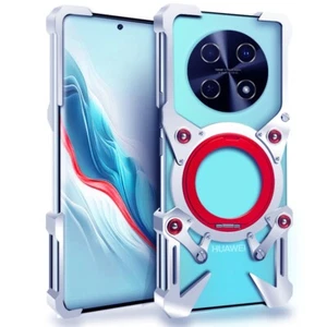 Magnetic Metal Rimless Bumper Stand Case For Huawei Nova 13i 12 11 10 8 Pro 9 SE - Picture 1 of 53