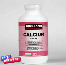 Kirkland Calcium 600mg Vitamin D3 Food Supplement 600 Tablets
