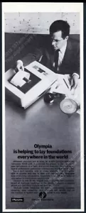 Olympia RASE 430 1970 calculadora foto europea vintage anuncio impreso - Imagen 1 de 7