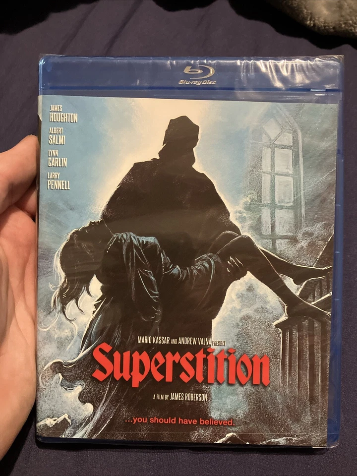NEW RARE OOP SCREAM FACTORY JAMES HOUGHTON SUPERSTITION HORROR BLU RAY 1982 - Image 1 of 4