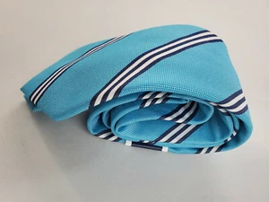 Club Room Uomo Cravatta 10005869200 Blu Cranston Righe Bianco - Picture 1 of 8