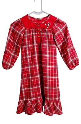 Disney Store Minnie Mouse Vestido Rojo a Cuadros Niñas Navidad Foto 1 de 4