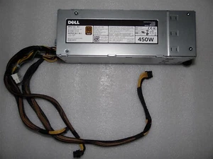 POWER SUPPLY FIXED 450W DELL EMC POWEREDGE SERVER R7415 R540 T440 HXF7Y - Picture 1 of 1