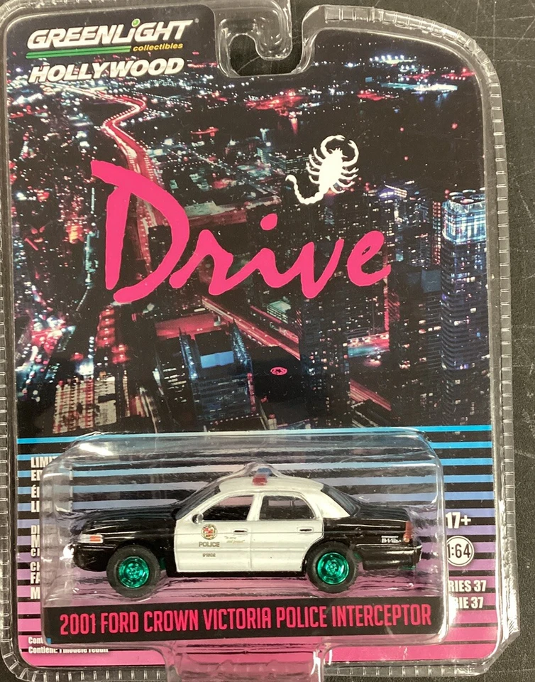 2022 Greenlight CHASE 2001 FORD CROWN VICTORIA POLICE INTERCEPTOR Hollywood Driv - Image 1 of 1