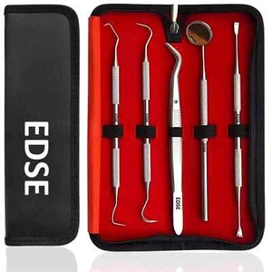Dental Teeth Whiting Kit Dentist Tooth Plaque Calculus Tartar Remover 5 Pcs Set - Picture 1 of 3