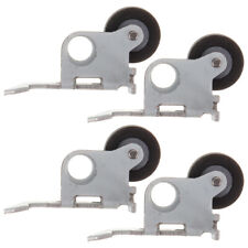  4Pcs Cassette Tape Player Pinch Roller with Frame Radio Pinch Roller Radio