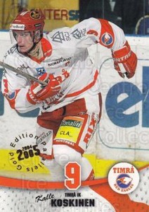 2004-05 Swedish Elitset Gold #125 Kalle Koskinen